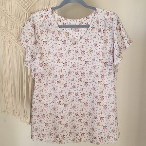 3/$18 Floral Blouse